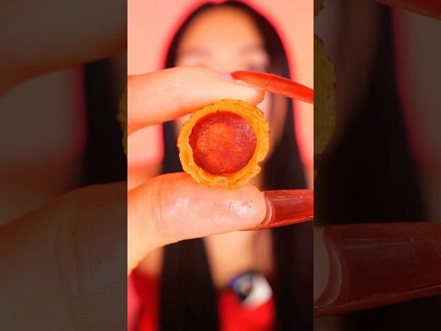 Crispy spring roll wrapped spicy sausage ASMR️