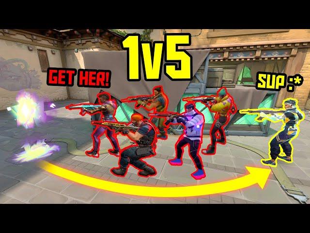 50 Unbelievable 1v5's in VALORANT