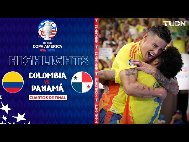 HIGHLIGHTS - | Colombia vs Panamá | Copa América 2024 - 4tos | TUDN