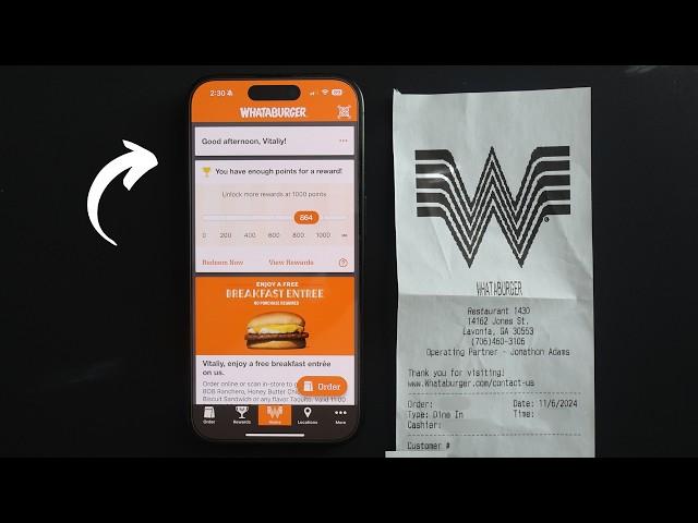 How To Submit Receipt In The Whataburger App