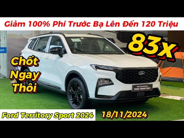 Giá Xe Ford Territory Sport 2024 Lại Tiếp Tục Giảm Mạnh Hơn 110 Triệu | Giá Xe Việt