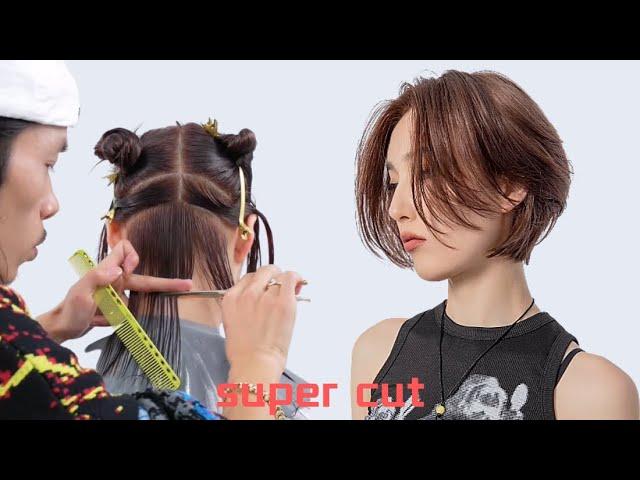 Contemporary classic BOB short hair cutting teaching, what hairdressers must learn