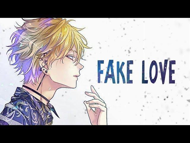 Nightcore - Fake Love (Lyrics)