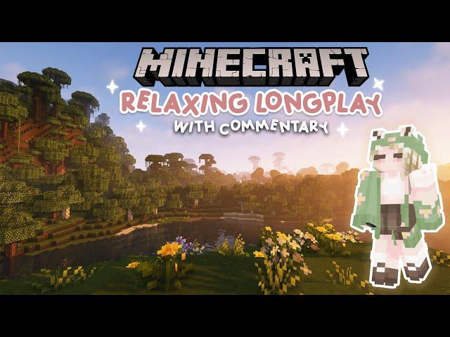 Minecraft Relaxing Longplay  Getting Settled in a New World [With Commentary]  (1.19.3) 