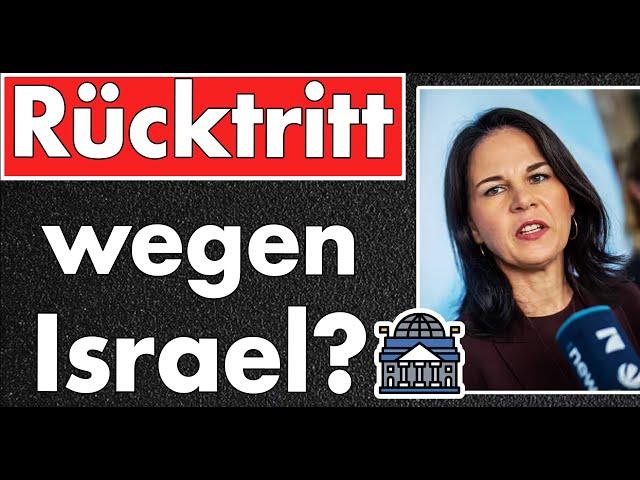 Baerbock hat sich endgültig international ins Abseits gespielt! Sie hat ihre eigene Israel-Logik!