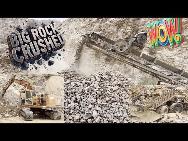 World's Biggest Rock Crusher: How it Works wondered how giant rocks are turned into the gravel?