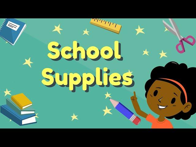 Guessing Game - School Supplies  ︳ Guess the School Supplies ︳ESL Game for Kids