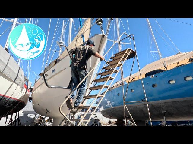 Real Life on a Sail Boat in a Boat yard in Mexico Ep 400