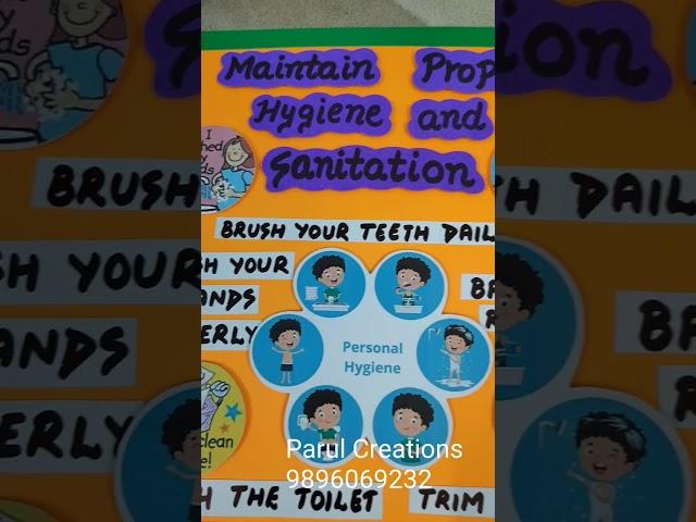 Maintain Proper Hygiene and Sanitation Activity #activity #hygiene #sanitation #shorts #viral