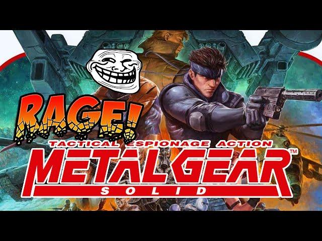 BROKEN CONTROLLER ANGER! Metal Gear Solid Rage Montage! (PS1)