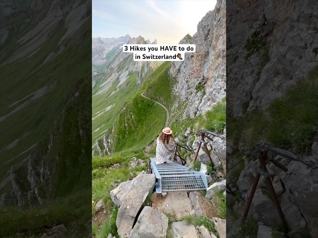 You HAVE to do these hikes in Switzerland at least once in ur life #hiking #switzerland #swissalps