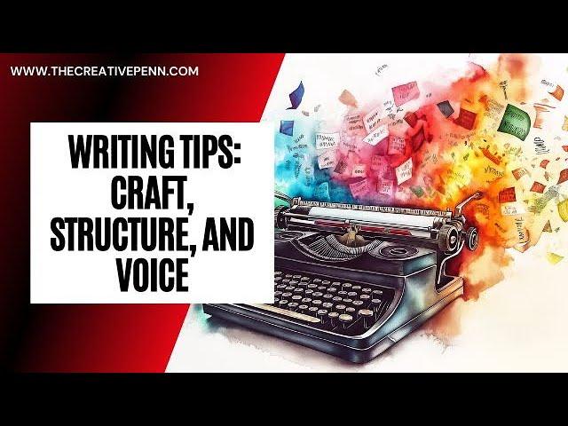 Writing Tips: Craft, Structure, and Voice With Kristen Tate