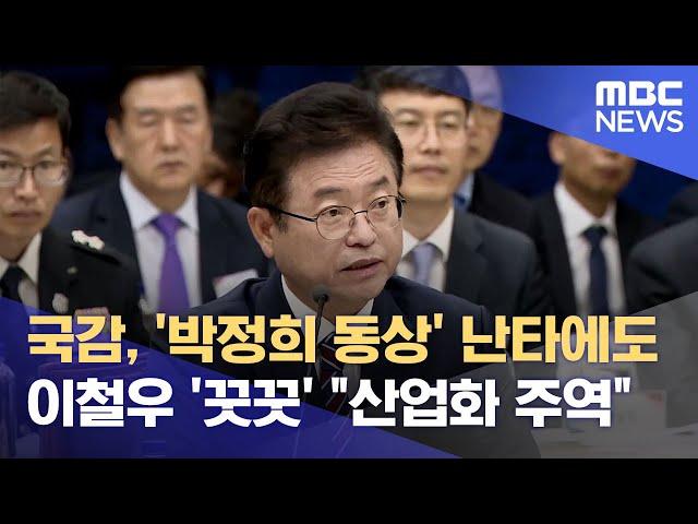 경북도 국감, '박정희 동상' 난타에도 이철우 '꿋꿋' "산업화 주역" (2024.10.17/뉴스데스크/안동MBC)