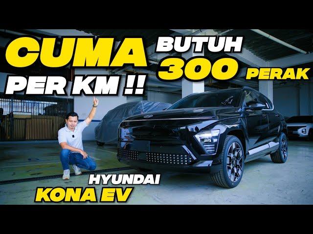 REVIEW HYUNDAI KONA ELECTRIC - 4 X LEBIH MURAH DARI MOBIL BENSIN ! #teguhku #konaev