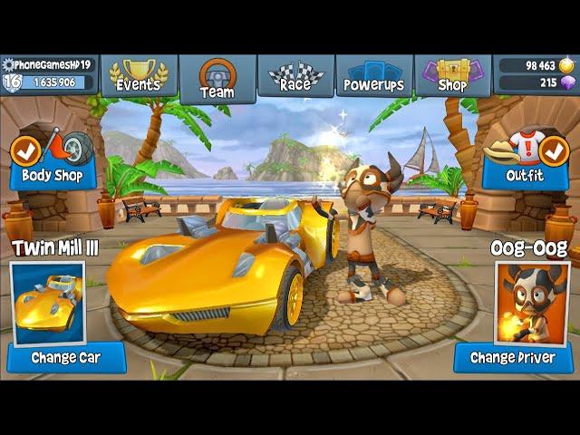 Race For Gold Skin Twin Mill 3 | Beach Buggy Racing 2