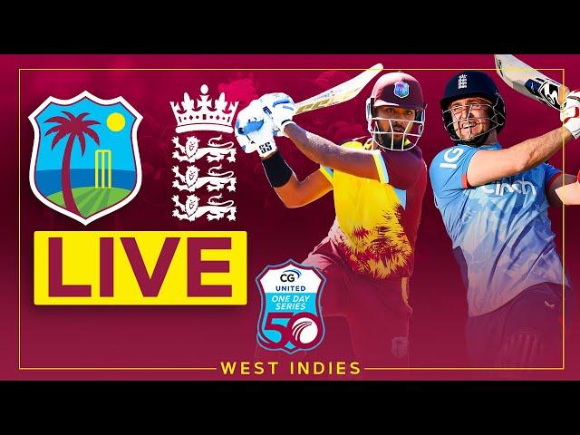  LIVE | West Indies v England | 3rd CG United ODI