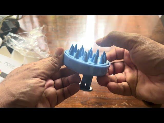 Unboxing Ross Hair Scalp Massager Brush | Anti-Dandruff & Stress Relief