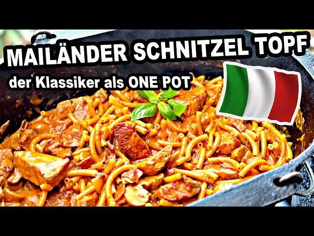 Mailänder Schnitzel Topf aus dem Dutch Oven mega lecker | The BBQ BEAR