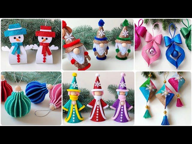 6 Ideas  Christmas Decorations  Christmas Crafts ️ DIY Christmas tree toys