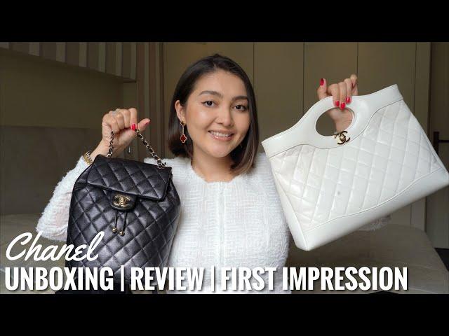 CHANEL 31 BAG AND URBAN SPIRIT BACKPACK UNBOXING, FIRST IMPRESSION | PERFECT SUMMER BAGS