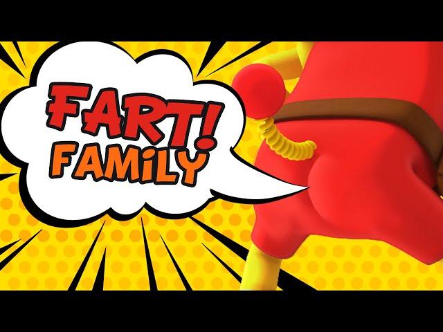 유튜브 인기동요! 뽀잉 방구 가족  Fart Family / English subtitles