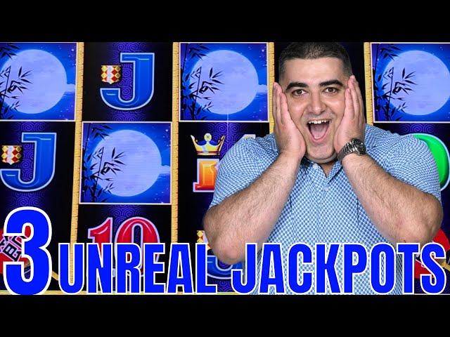 3 UNREAL JACKPOTS On High Limit Slots You Have to See