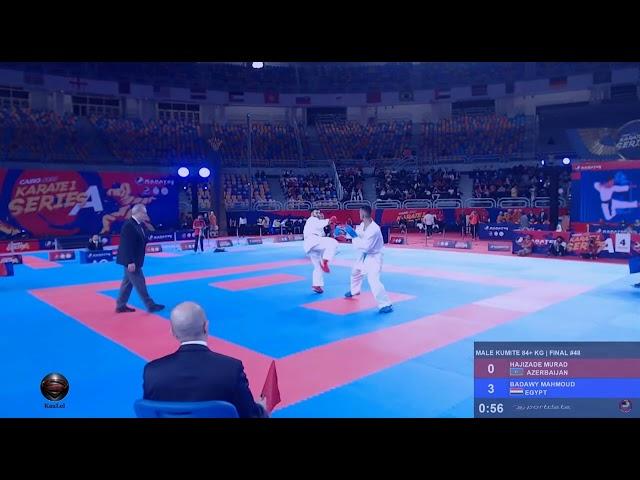Murad Hajizade vs Mahmoud Badawy | Final Male Kumite +84Kg | Cairo 2022