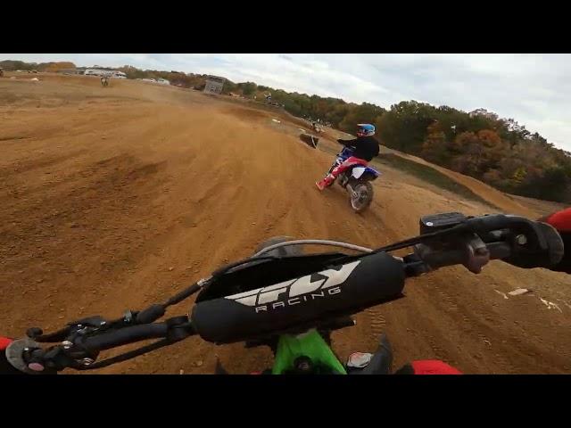 Over jumping the biggest jump at Acens MX