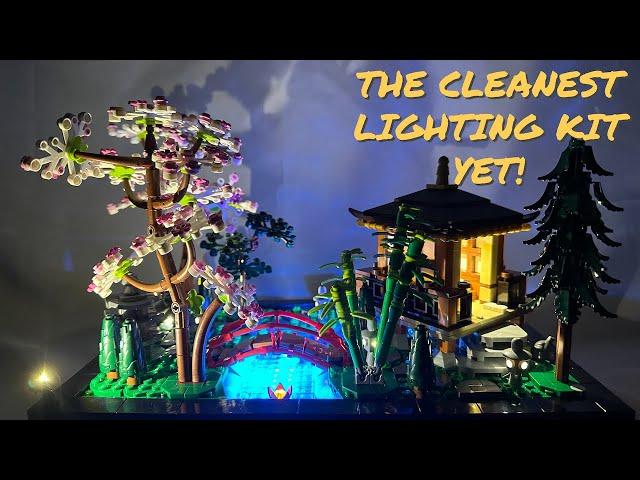 Unboxing and Review of Briksmax Lego Tranquil Garden LED Lighting Kit