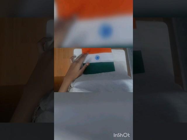 Happy independence day  # DIY flag # mariyam's creativity # by mariyam #youtubeshorts #short