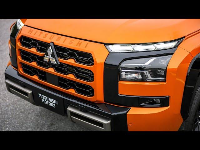 New 2024 Mitsubishi Triton - Redesigned Midsize Pickup Truck Off Road Drive