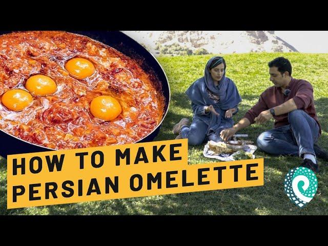 How to make Persian omelette - Experiencing an Iran food tour