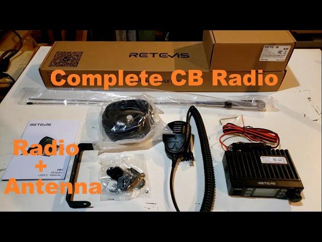 Retevis MB1 AM/FM CB Radio with Mag mount antenna