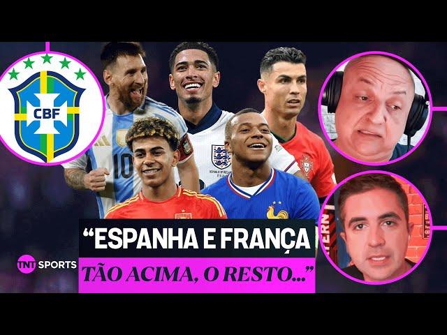O BRASIL ESTÁ ABAIXO DAS PRINCIPAIS SELEÇÕES DO MOMENTO? ANDRÉ E QUEZADA COMPARARAM COM 6 SELEÇÕES!