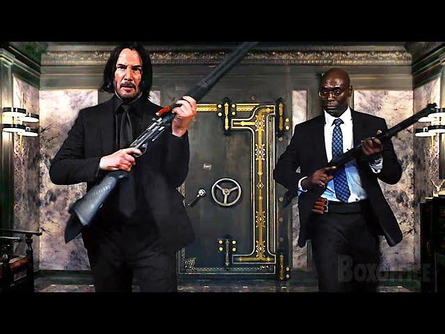 The Continental Mass Shooting FULL SCENE | John Wick 3  4K