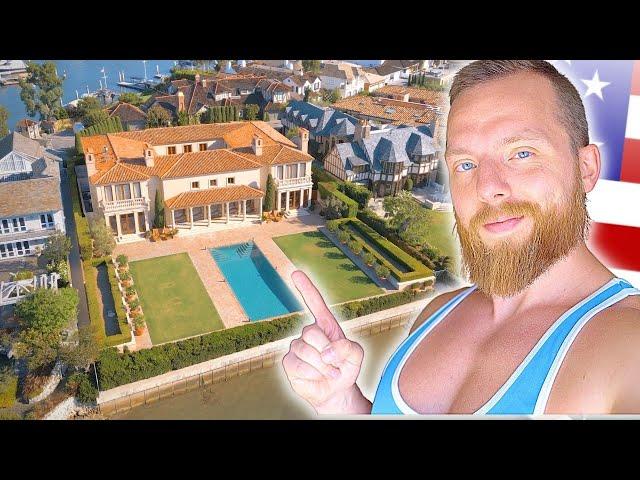 Luxury on the beach - Newport Beach Tour! (German language video)