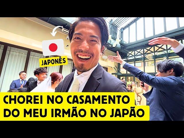 Chorei no casamento do meu irmão no Japão