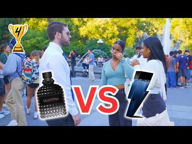 Carolina Herrera Bad Boy Cobalt EDP Vs Valentino Uomo Born In Roma EDT (Battle Womens reactions)