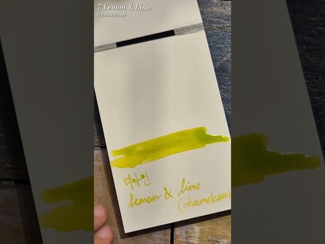 Day7. Lemon & Lime : Diamine inkvent calendar