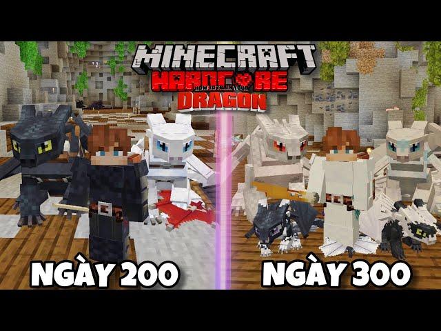 Mình Sinh Tồn 300 Ngày Minecraft Bí Kíp Luyện Rồng Siêu Khó !!