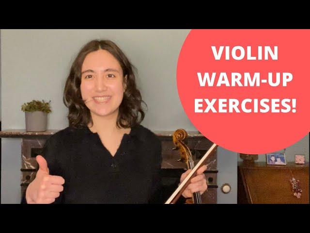 Violin Warm-up Exercises!