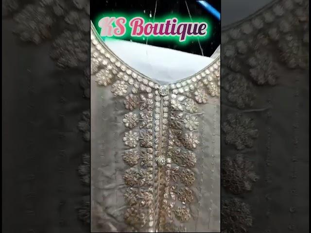 #latest back neck design #new back neck design #new partywearsuit design #ks boutique#