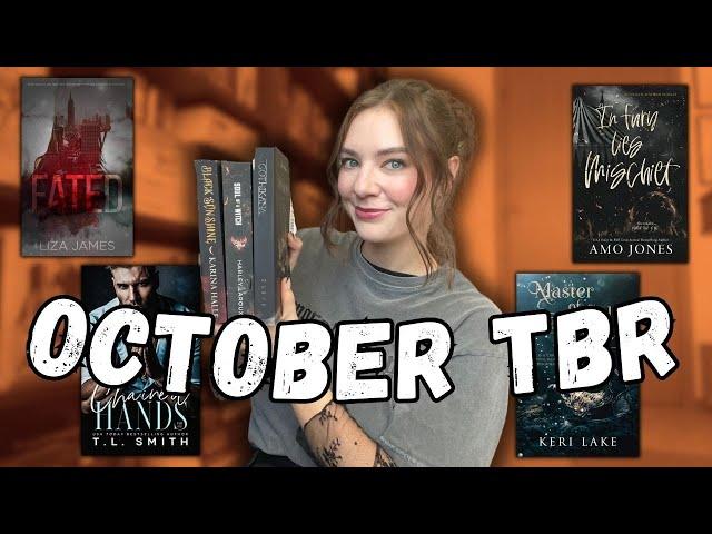 October TBR  // spooky reads, dark romance & fantasy romances