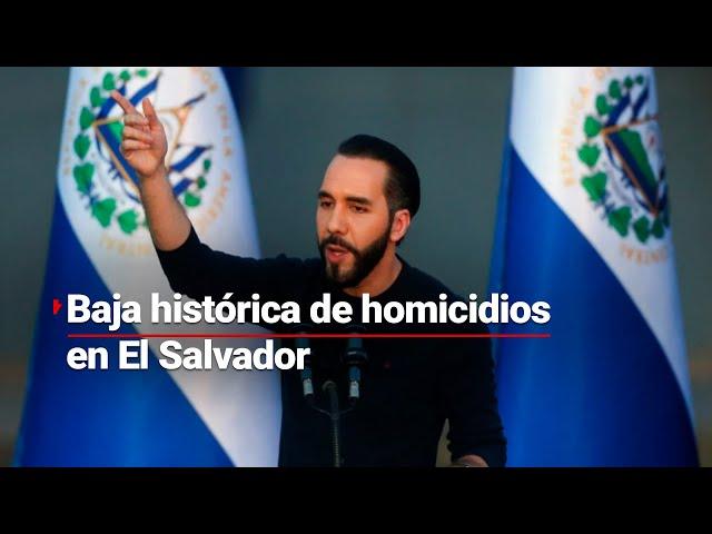 #AgendaMundial | Clave de la seguridad. En el Salvador, Bukele celebra baja histórica de homicidios