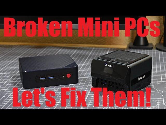 Two Mini PCs that Won't POST - Let's Fix Them!