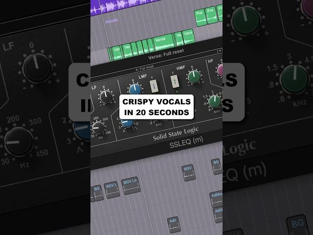  Crispy Vocals in 20 Seconds with @wavesaudio SSL G-EQ! #soundengineer #mixingengineer