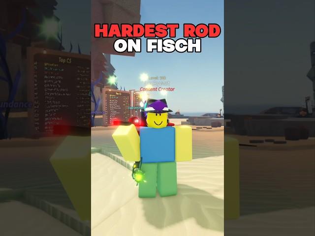 The Tryhard rod is WAY too Hard  #roblox #fisch #robloxfisch