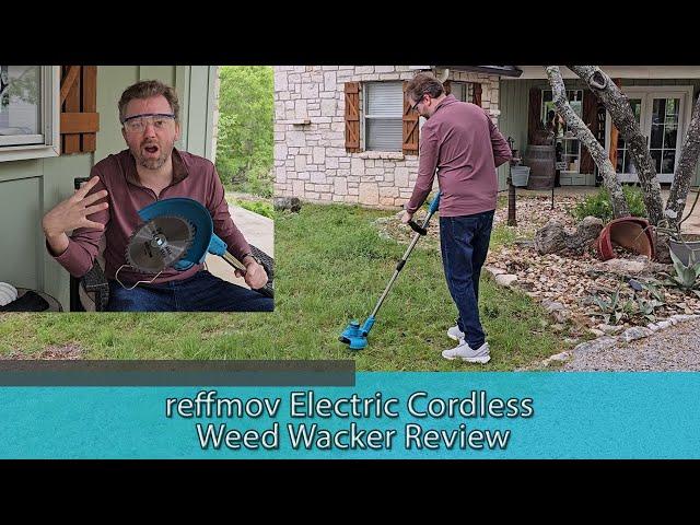 3 in 1 BATTERY POWERED WEED EATER - reffmov Electric Cordless Weed Wacker Review