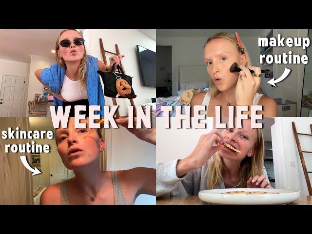 week in the life: updated makeup routine and getting back into running