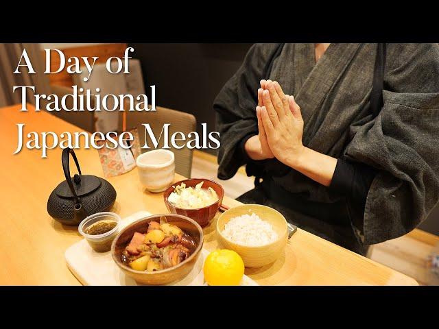 Japanese Minimalist: What I eat in a day | Traditional Japanese meals from 1975